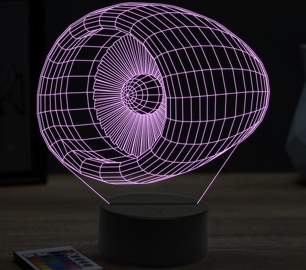 Beling 3D lampa, turbína, 16 farebná ULA12