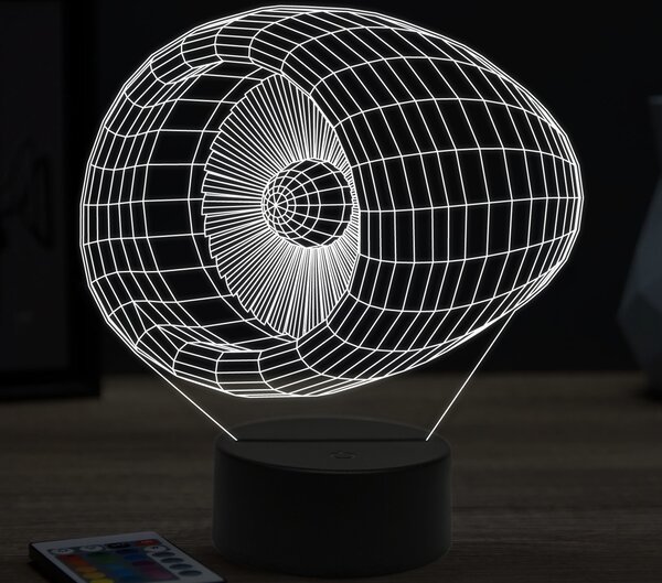 Beling 3D lampa, turbína, 16 farebná ULA12