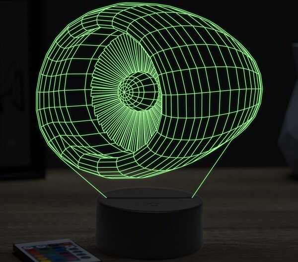Beling 3D lampa, turbína, 16 farebná ULA12