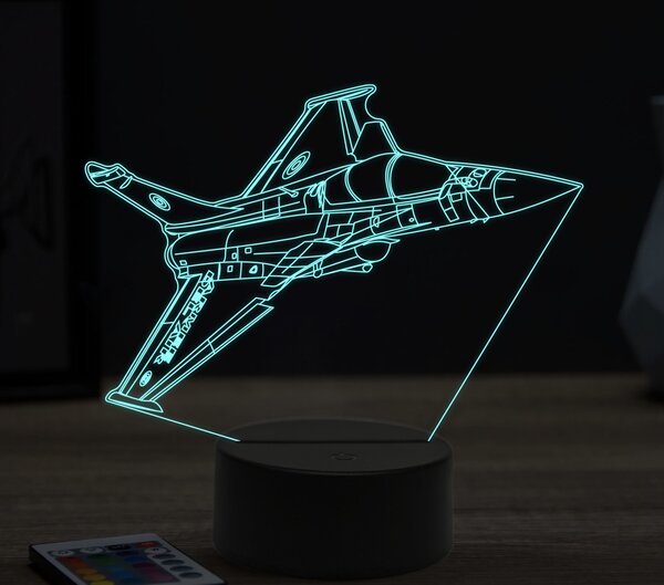 Beling 3D lampa,Mirage 2000C, 16 farebná ULA14