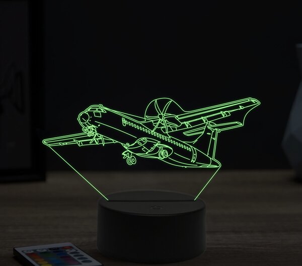 Beling 3D lampa,ATR 72-500, 16 farebná ULA17