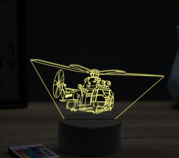 Beling 3D lampa,SA 330 Puma, 16 farebná ULA16