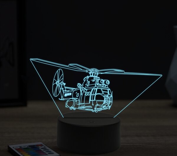 Beling 3D lampa,SA 330 Puma, 16 farebná ULA16