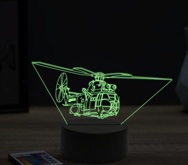Beling 3D lampa,SA 330 Puma, 16 farebná ULA16