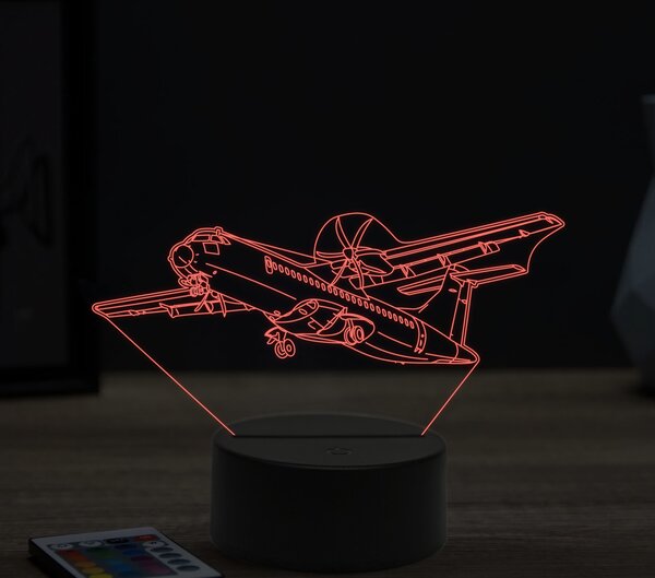 Beling 3D lampa,ATR 72-500, 16 farebná ULA17