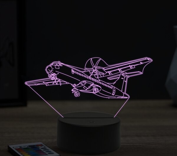 Beling 3D lampa,ATR 72-500, 16 farebná ULA17