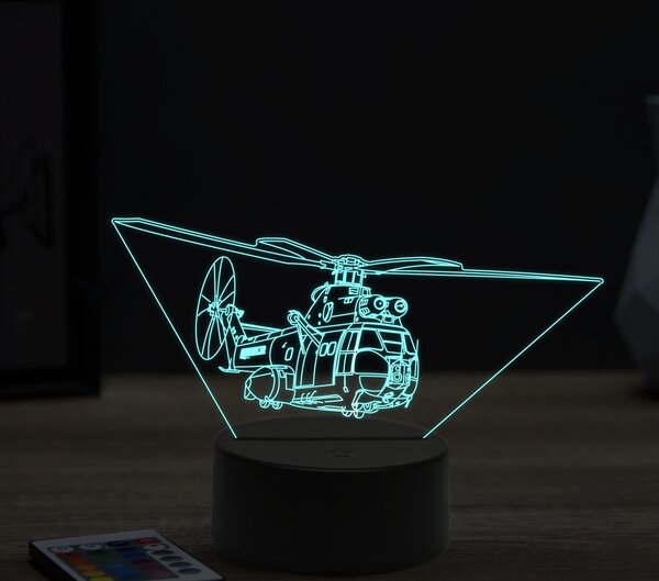 Beling 3D lampa,SA 330 Puma, 16 farebná ULA16