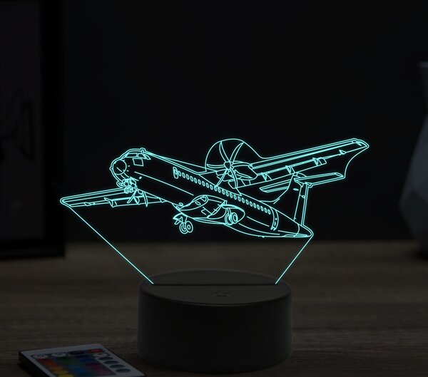Beling 3D lampa,ATR 72-500, 16 farebná ULA17