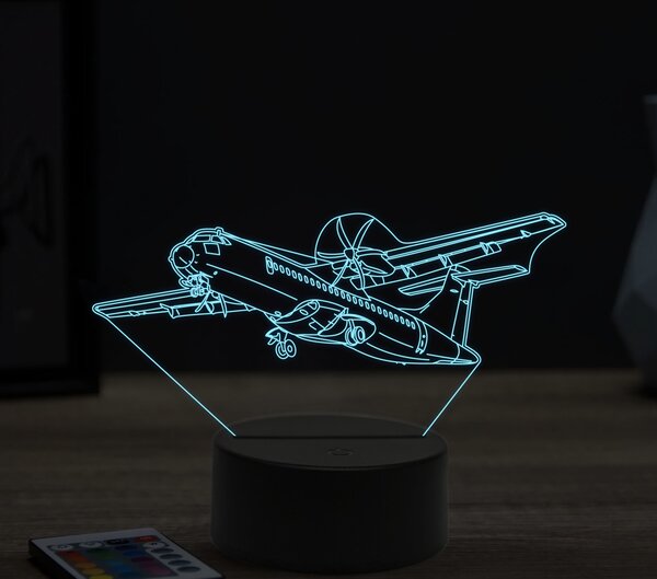 Beling 3D lampa,ATR 72-500, 16 farebná ULA17