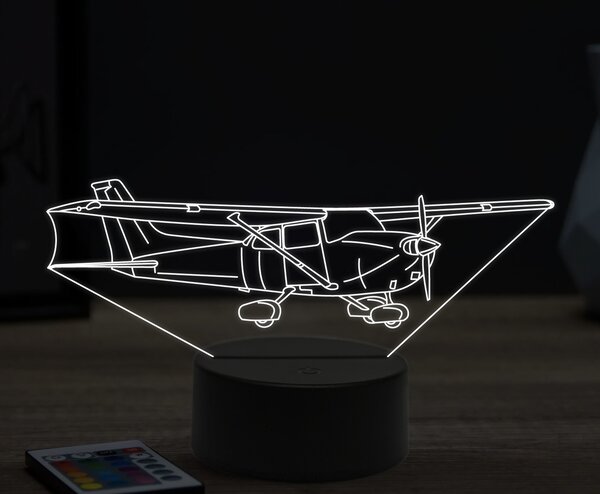 Beling 3D lampa,Cessna Skyhawk 172sp, 16 farebná ULA28