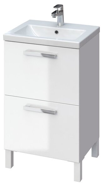 Cersanit Melar, umývadlová skrinka 594x442 mm, biela lesklá, S614-010