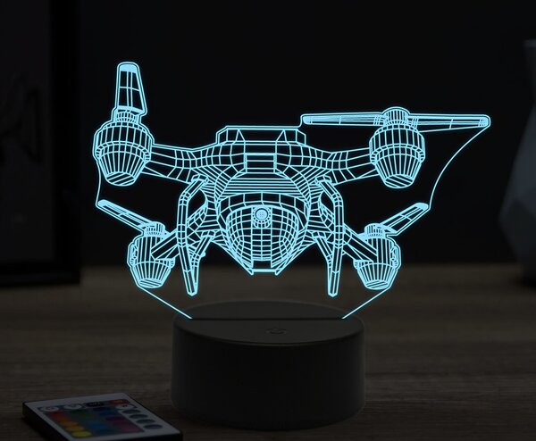 Beling 3D lampa,dron, 16 farebná ULA33