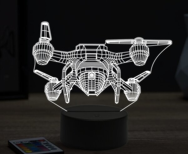 Beling 3D lampa,dron, 16 farebná ULA33