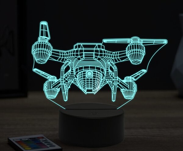 Beling 3D lampa,dron, 16 farebná ULA33