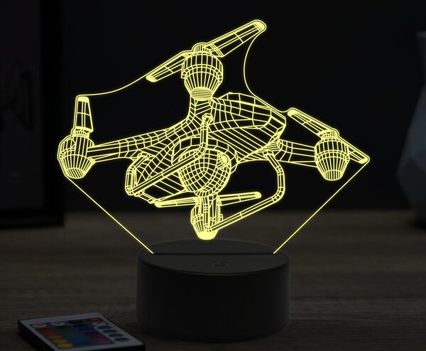 Beling 3D lampa,dron 3, 16 farebná ULA35