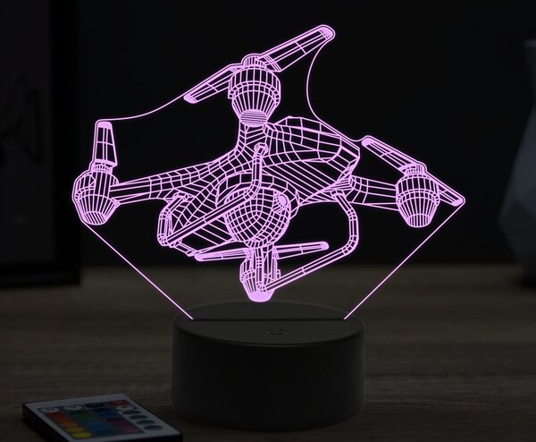 Beling 3D lampa,dron 3, 16 farebná ULA35