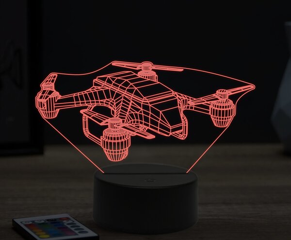 Beling 3D lampa,dron 2, 16 farebná ULA34