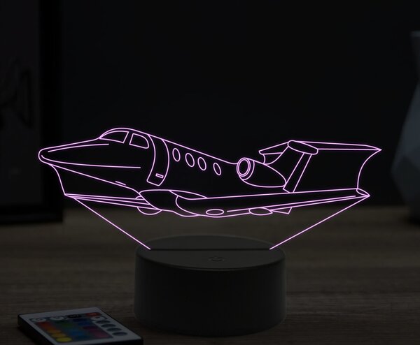 Beling 3D lampa,Embraer Phenom 100, 16 farebná ULA38