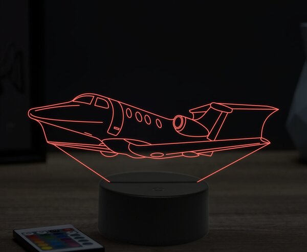 Beling 3D lampa,Embraer Phenom 100, 16 farebná ULA38