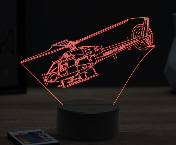 Beling 3D lampa,Airbus H125M, 16 farebná ULA42