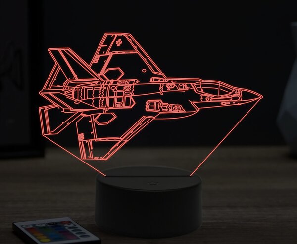 Beling 3D lampa,F-35C, 16 farebná ULA40