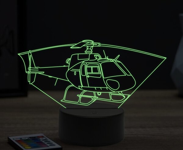 Beling 3D lampa,Helibras HB 350,16 farebná ULA45