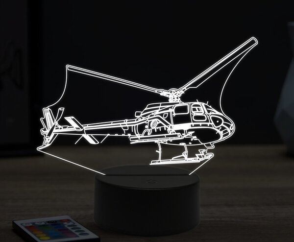 Beling 3D lampa,Eurocopter EC145, 16 farebná ULA43