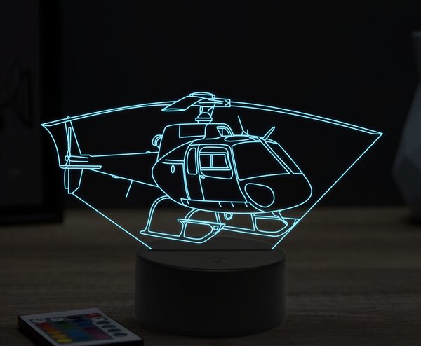 Beling 3D lampa,Helibras HB 350,16 farebná ULA45