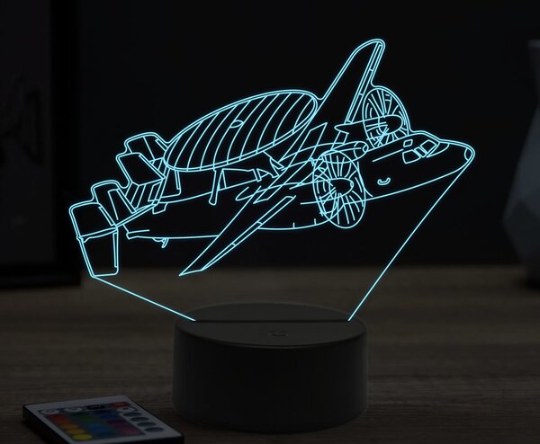 Beling 3D lampa,Grumman E-2 Hawkeye,16 farebná ULA44