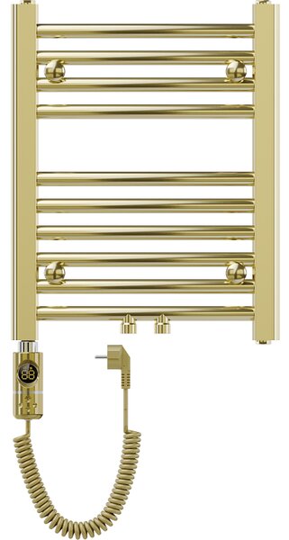 Mexen Ares, elektrické vykurovacie teleso 500 x 400 mm, 300 W, zlatá lesklá, W102-0500-400-2300-50