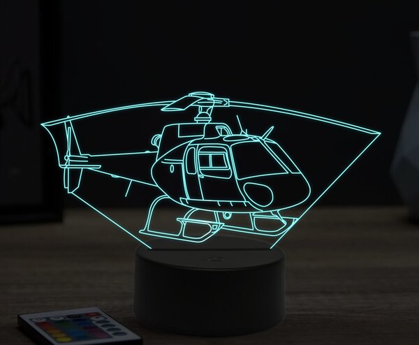Beling 3D lampa,Helibras HB 350,16 farebná ULA45