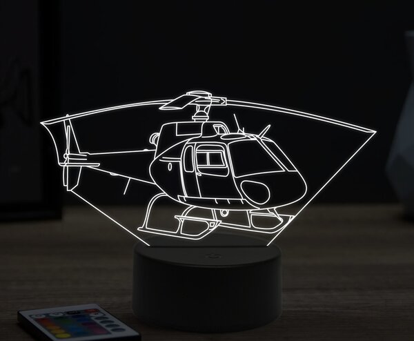 Beling 3D lampa,Helibras HB 350,16 farebná ULA45