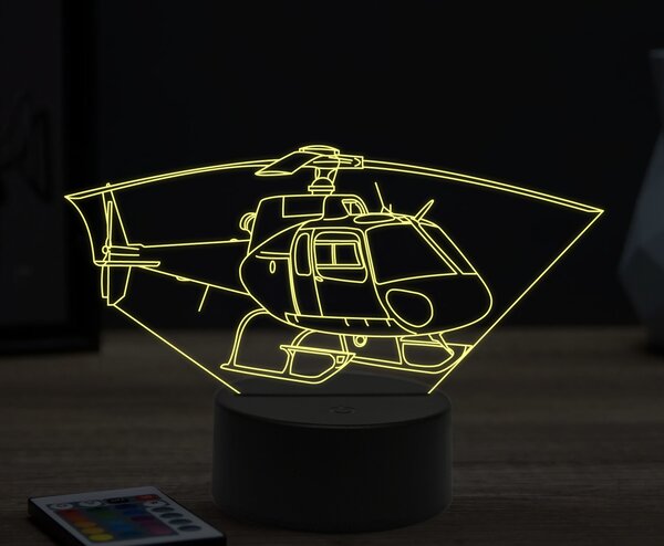 Beling 3D lampa,Helibras HB 350,16 farebná ULA45