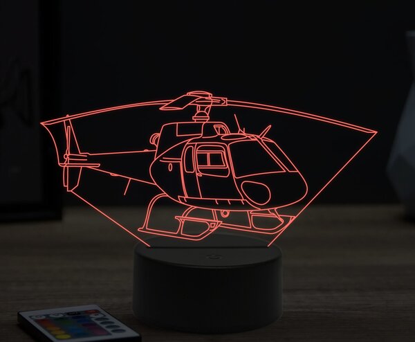 Beling 3D lampa,Helibras HB 350,16 farebná ULA45