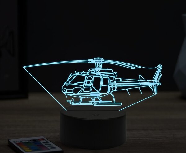Beling 3D lampa,EUROCOPTER EC135,16 farebná ULA48