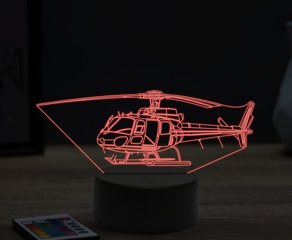 Beling 3D lampa,EUROCOPTER EC135,16 farebná ULA48