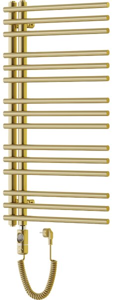 Mexen Neptun, elektrické vykurovacie teleso 900 x 500 mm, 300 W, zlatá lesklá, W101-0900-500-2300-50