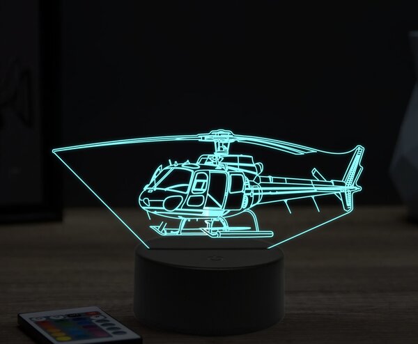 Beling 3D lampa,EUROCOPTER EC135,16 farebná ULA48