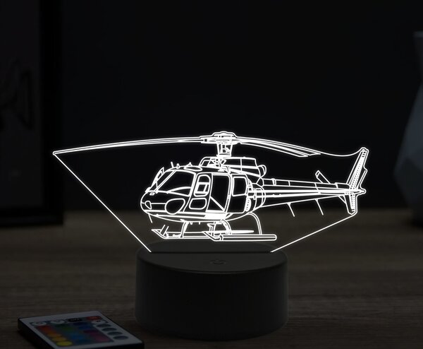 Beling 3D lampa,EUROCOPTER EC135,16 farebná ULA48
