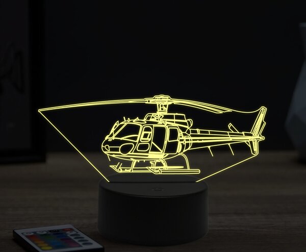 Beling 3D lampa,EUROCOPTER EC135,16 farebná ULA48
