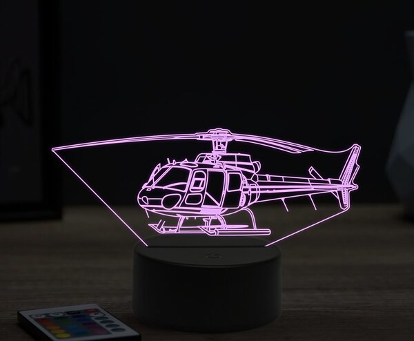 Beling 3D lampa,EUROCOPTER EC135,16 farebná ULA48
