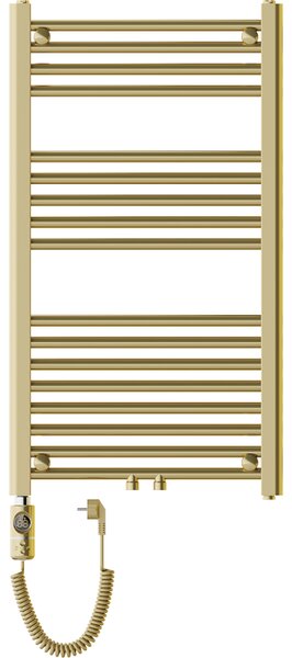 Mexen Mars, elektrické vykurovacie teleso 900 x 500 mm, 300 W, zlatá lesklá, W110-0900-500-2300-50