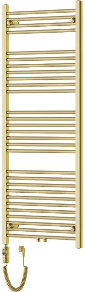 Mexen Mars, elektrické vykurovacie teleso 1500 x 600 mm, 600 W, zlatá lesklá, W110-1500-600-2600-50