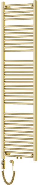 Mexen Mars, elektrické vykurovacie teleso 1800 x 500 mm, 600 W, zlatá lesklá, W110-1800-500-2600-50