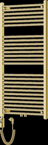 Mexen Mars, elektrické vykurovacie teleso 1200 x 600 mm, 600 W, zlatá lesklá, W110-1200-600-2600-50