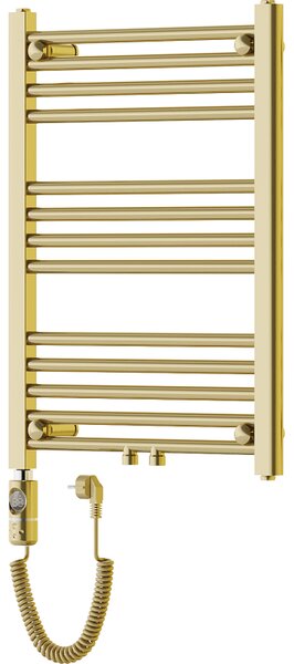 Mexen Mars, elektrické vykurovacie teleso 700 x 500 mm, 300 W, zlatá lesklá, W110-0700-500-2300-50