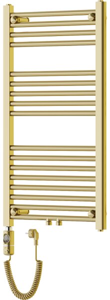 Mexen Mars, elektrické vykurovacie teleso 900 x 500 mm, 300 W, zlatá lesklá, W110-0900-500-2300-50