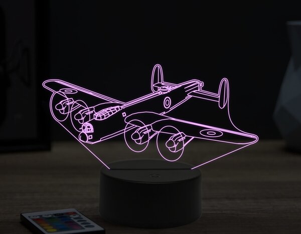 Beling 3D lampa, Avro Lancaster,16 farebná ULA52