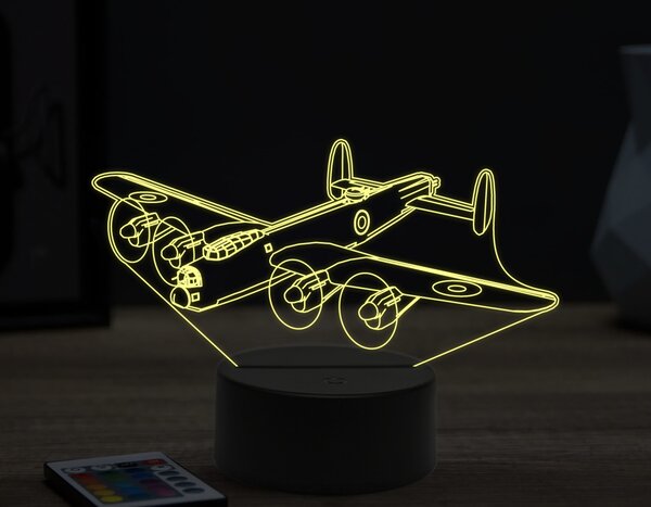 Beling 3D lampa, Avro Lancaster,16 farebná ULA52
