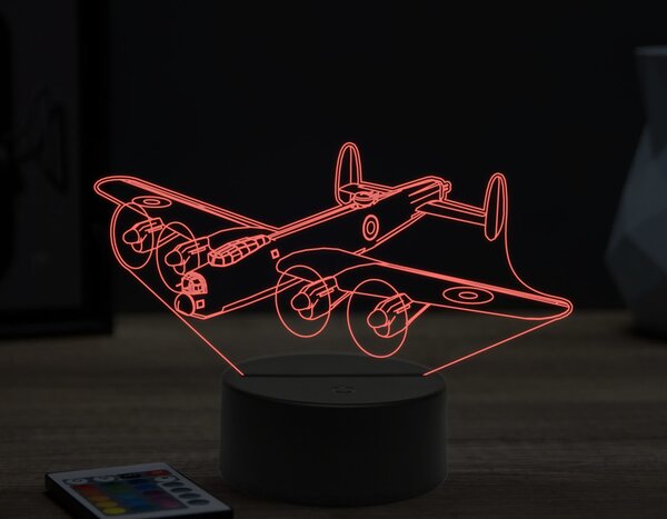 Beling 3D lampa, Avro Lancaster,16 farebná ULA52
